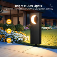 Lumen Solar Pathway Lights — Waterproof, Dusk-to-Dawn