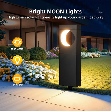 Lumen Solar Pathway Lights — Waterproof, Dusk-to-Dawn