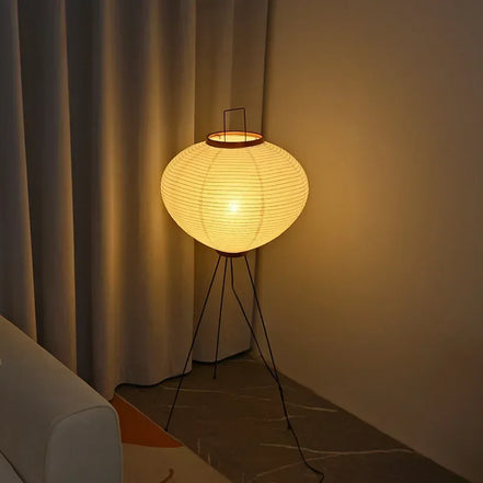 The Tomo Lamp · Rice Paper Floor Lamp