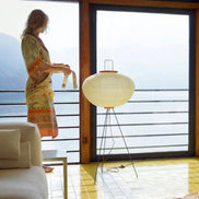 The Tomo Lamp · Rice Paper Floor Lamp