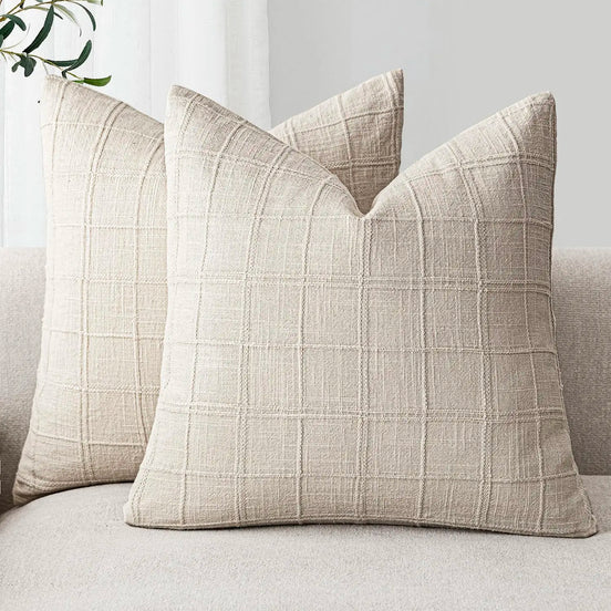 The Linen Pair · Textured Cushion Covers (Set of 2)