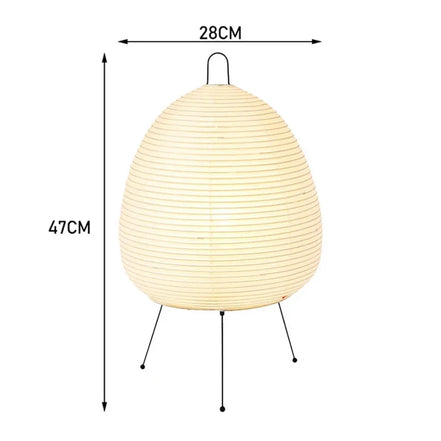 The Sora Lamp · Rice Paper Tripod Lamp