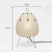 The Sora Lamp · Rice Paper Tripod Lamp