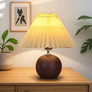 The Nami Lamp · Pleated Bedside Lamp