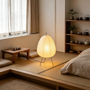 The Sora Lamp · Rice Paper Tripod Lamp