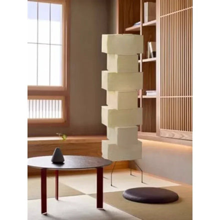 The Yuki Lamp · Stacked Rice Paper Lamp