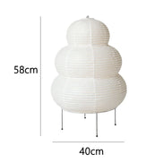 The Kumo Lamp · Tiered Rice Paper Lamp