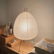 The Sora Lamp · Rice Paper Tripod Lamp