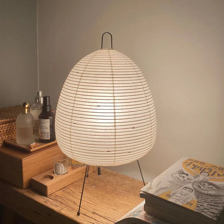 The Sora Lamp · Rice Paper Tripod Lamp